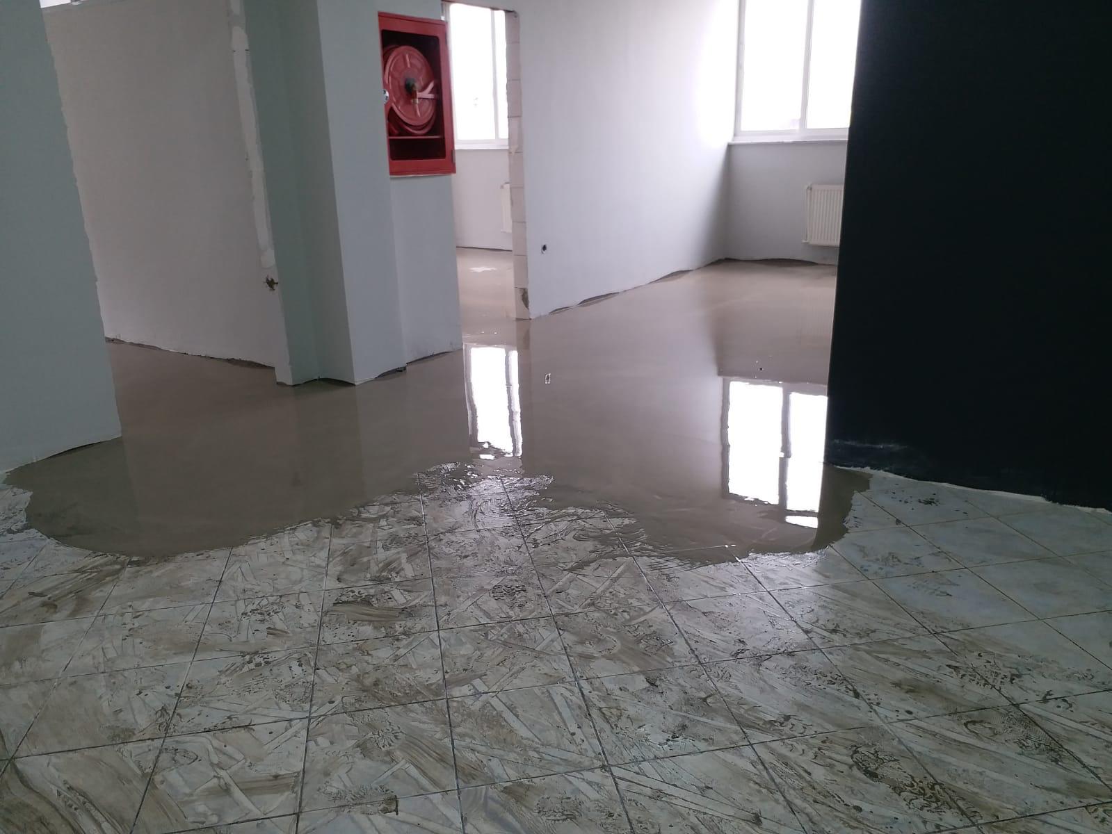 Selflevelling Tesviye Şapı (Akıllı Şap) Uygulama Görseli